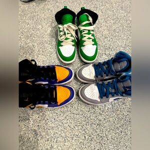Nike Air Jordan 1 Lot Size 13.5 Boys (3 Pairs)
